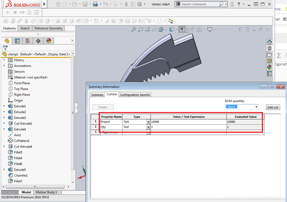 C# SolidWorks 二次开发 API —读取零件相关属性